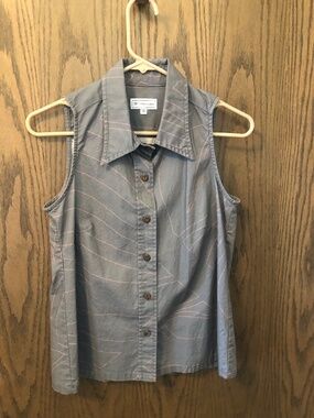 Sig. Zane button up tank top